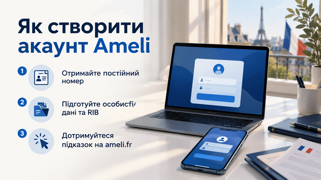 Номер соціального страхування у Франції для українців: чим відрізняються тимчасовий і постійний номери та коли можна створити акаунт Ameli.