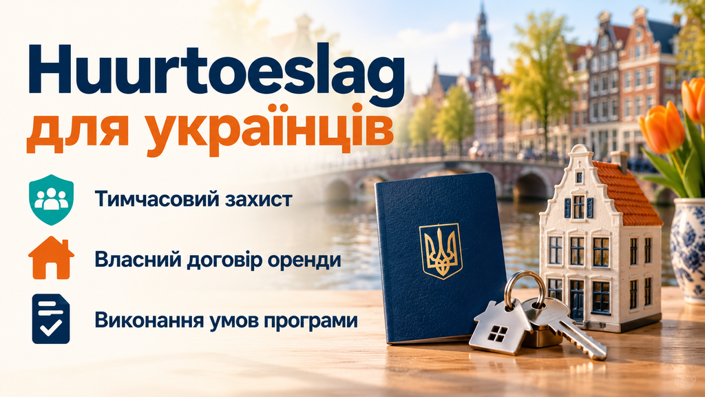 Як оформити huurtoeslag у Нідерландах? Умови для українців, вимоги до житла, доходів і майна та порядок подання заявки.
