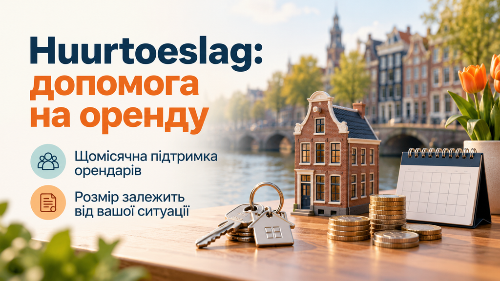 Допомога на оренду в Нідерландах: як працює huurtoeslag, від чого залежить сума виплат і про які зміни потрібно повідомляти.